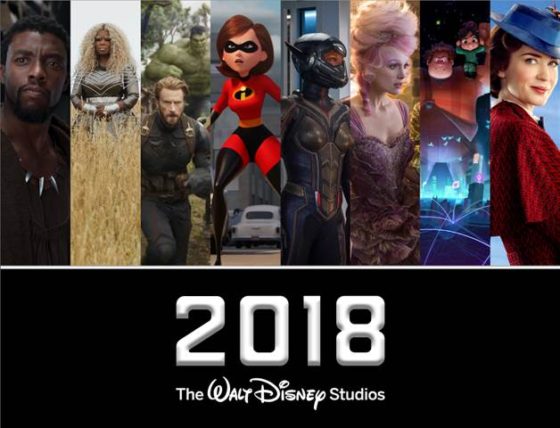 Disney 2018 Slate of Movies