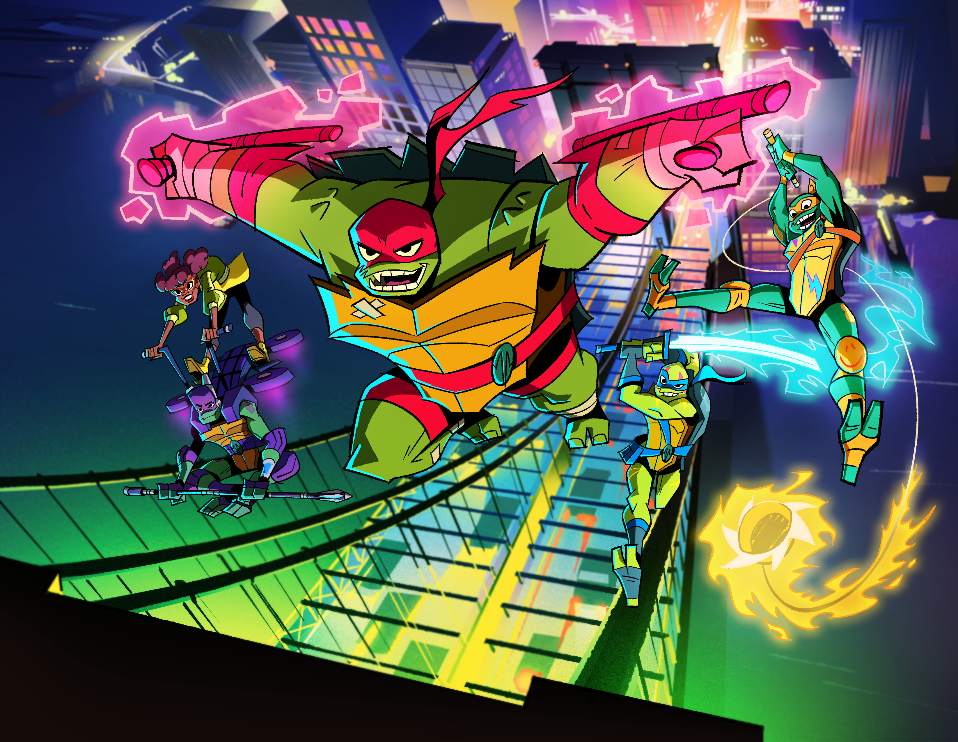 Rise of the Teenage Mutant Ninja Turtles Character Art Revealed