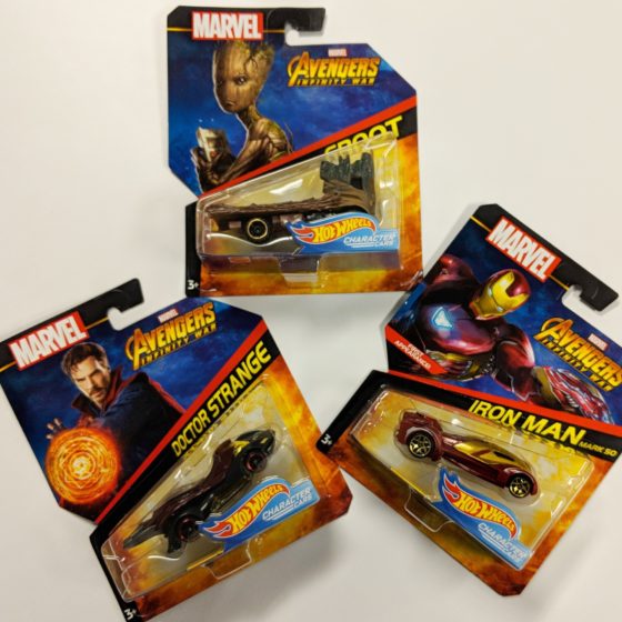 Hot Wheels Character Cars - Avengers Infinity War