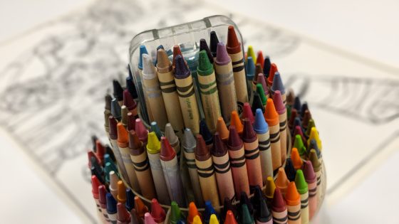 crayola coloring tower