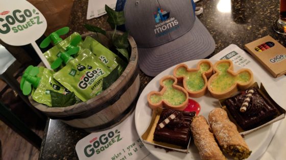 Desserts from the GoGo squeeZ dinner