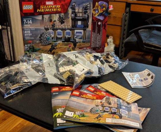 Some LEGO Building LEGO Marvel Super Heroes Corvus Glaive Thresher Attack