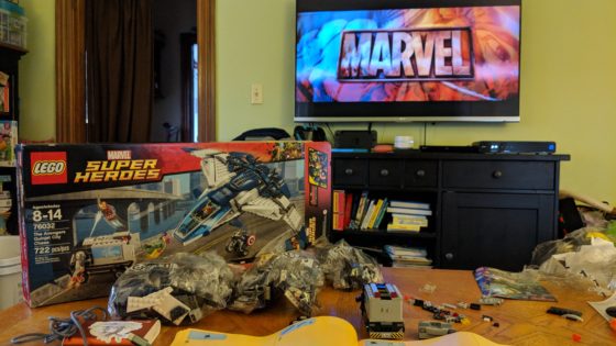 Marvel Avengers Age of Ultron Quinjet Battle