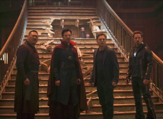 Assault on the Sanctum - Wong Doctor Strange Bruce Banner and Tony Stark