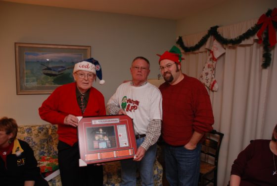 Celebrating Christmas with Grandpa Bennett 2010