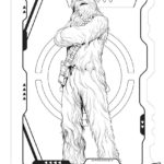 Han Solo Chewbacca Coloring Page