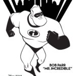 Incredibles 2 Mr Incredible Coloring Page