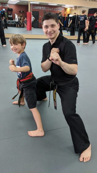 Andrew Earns His Red Belt