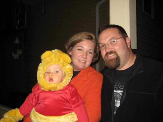 Eva as Winnie the Pooh