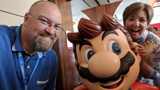 Hanging with Mario