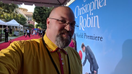 Walking the Christopher Robin Red Carpet