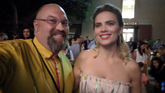 Selfie with Hayley Atwell