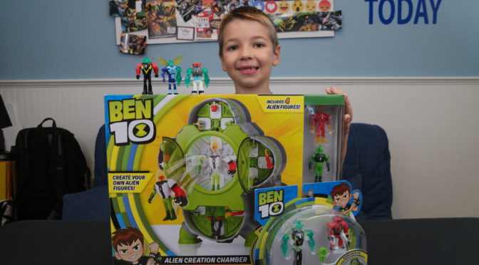 Andrew and the Ben 10 Alien Creation chamber