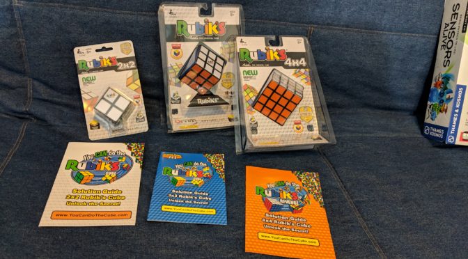 Three different Rubiks Cubes