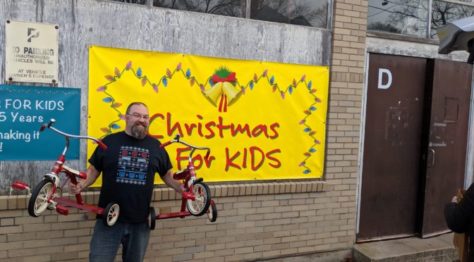 Tricycles for 2018 Christmas is for Kids Toy Donation
