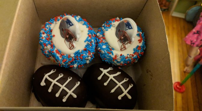 Patriots Cupcakes